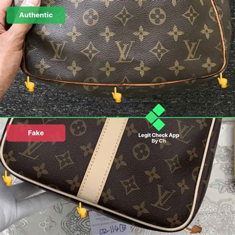 fake vs authentic louis vuitton bags|how to check if louis vuitton is real.